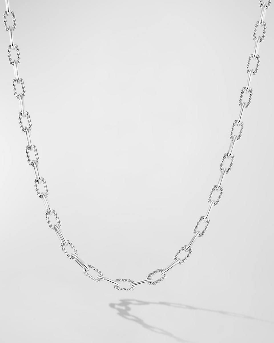 Madison Chain Necklace in Silver, 3mm, 16"L